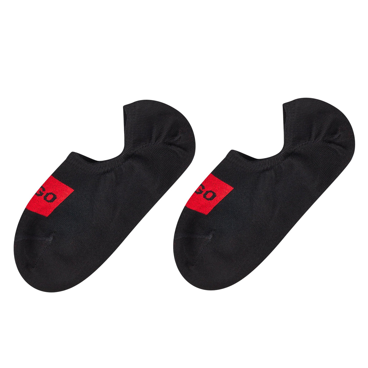 2 Pack Invisible Logo Detail Socks