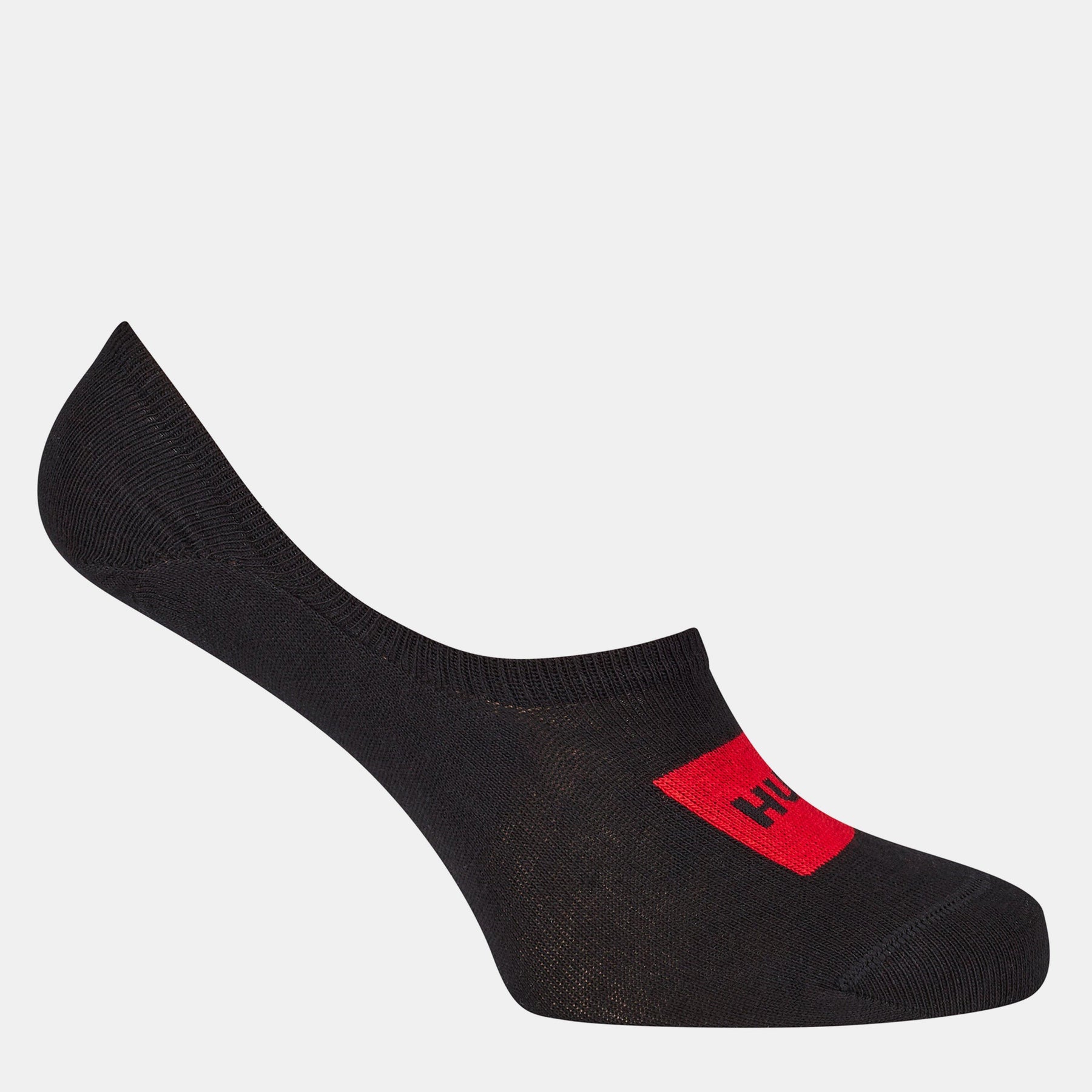 2 Pack Invisible Logo Detail Socks