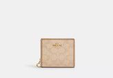 Coach Snap Wallet With Signature Canvas - Wallets | Shop From The Mirage