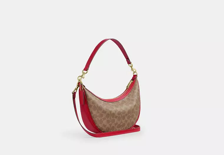 Aria Shoulder Bag In Signature Canvas