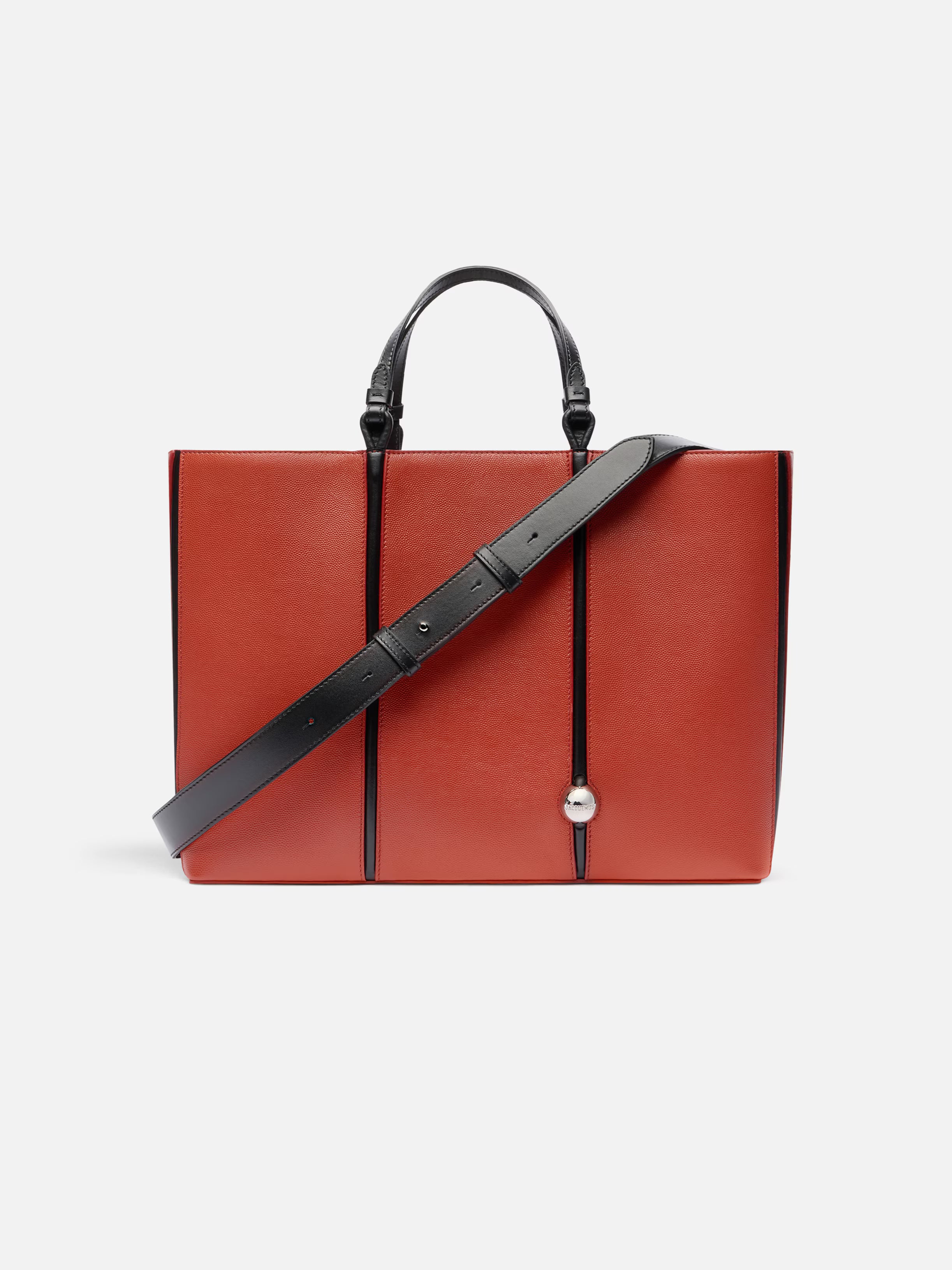 The Marino horizontal shopper bag Soft leather tote bag.