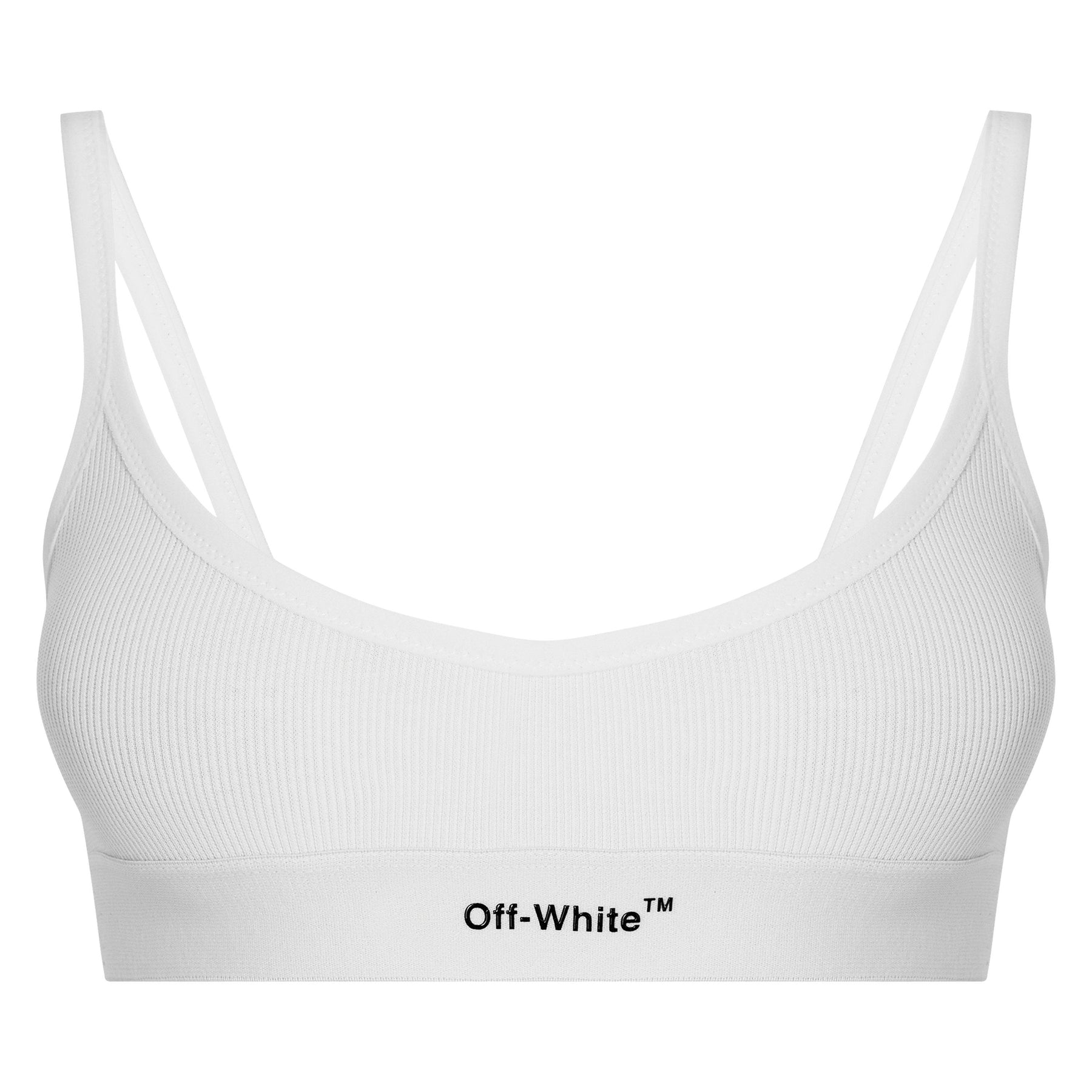Helvetica Logo Basic Rib Bra