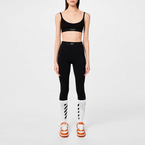 Women's Helvetica Logo Basic Rib Bra, Iconic Design