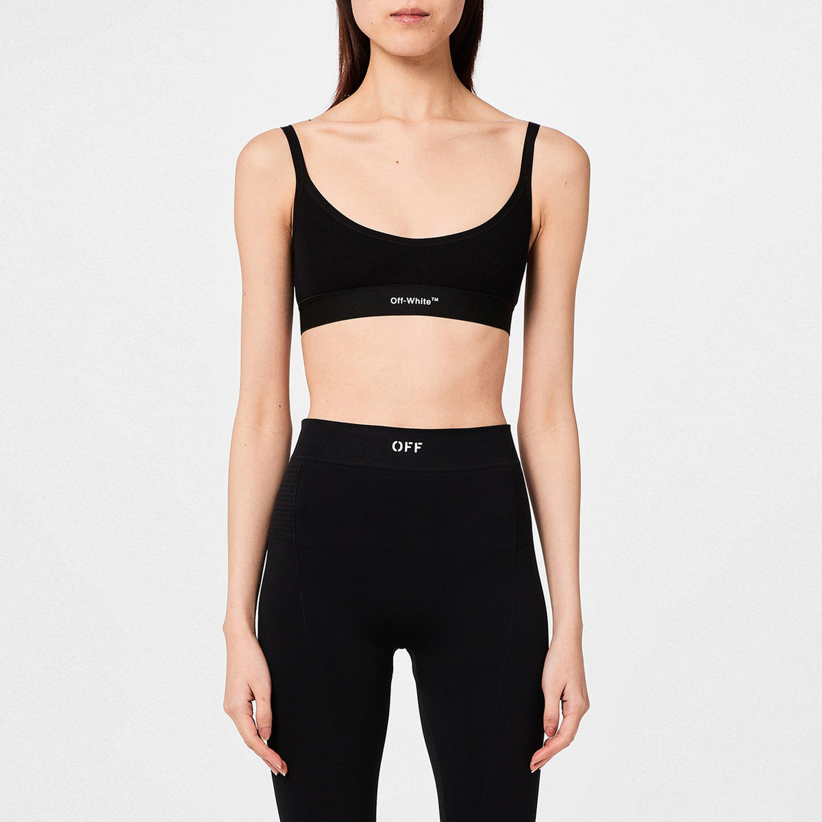 Helvetica Logo Basic Rib Bra