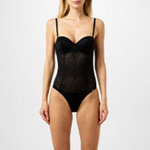 Women's B Lace Design Bodysuit
