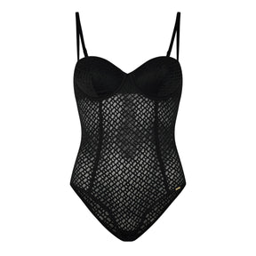 Women's B Lace Design Bodysuit