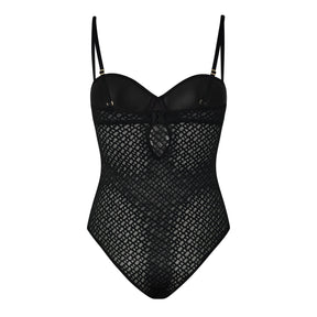 Women's B Lace Design Bodysuit