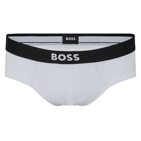 Three-pack of logo-waistband briefs