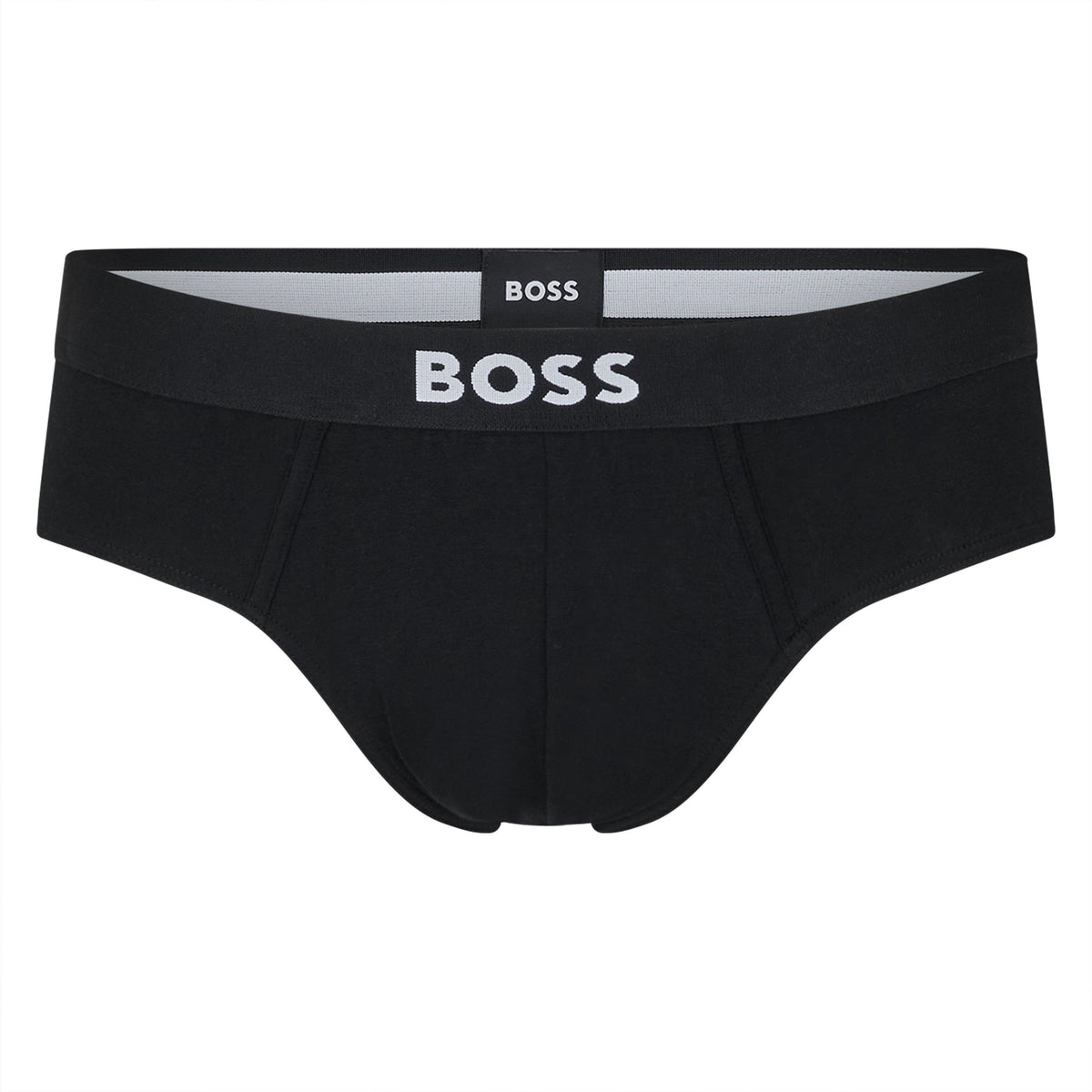 Three-pack of logo-waistband briefs