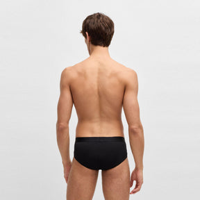 Three-pack of logo-waistband briefs