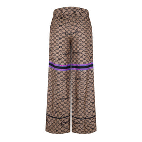Women's Mono Pyjama Pant, All-over Monogram Print Trousers