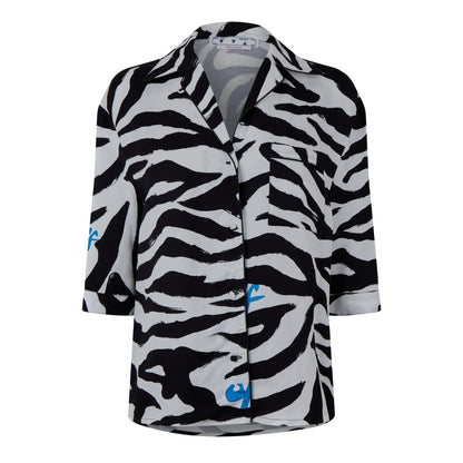 Zebra Pyjama Shirt
