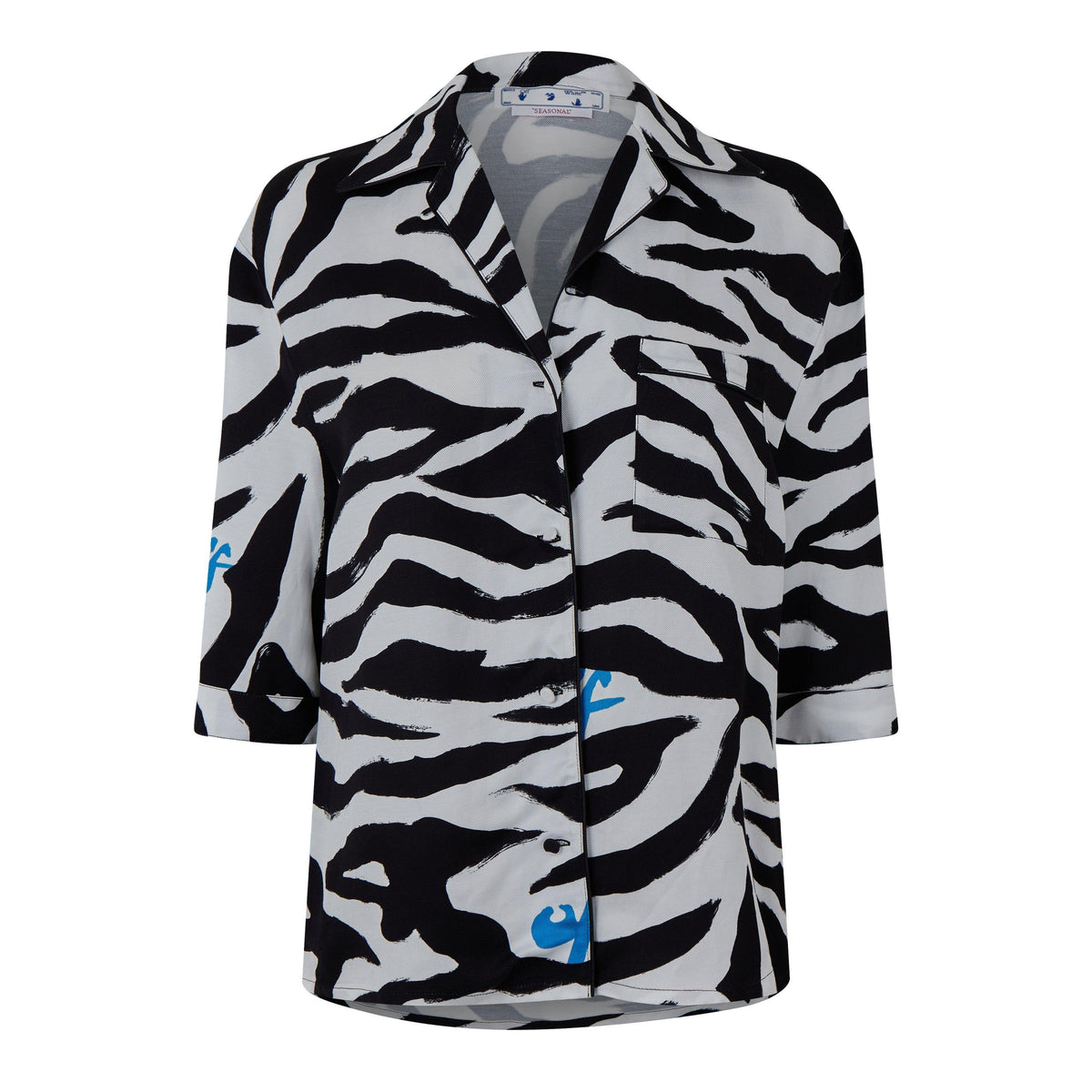 Women's Zebra Pyjama Shirt