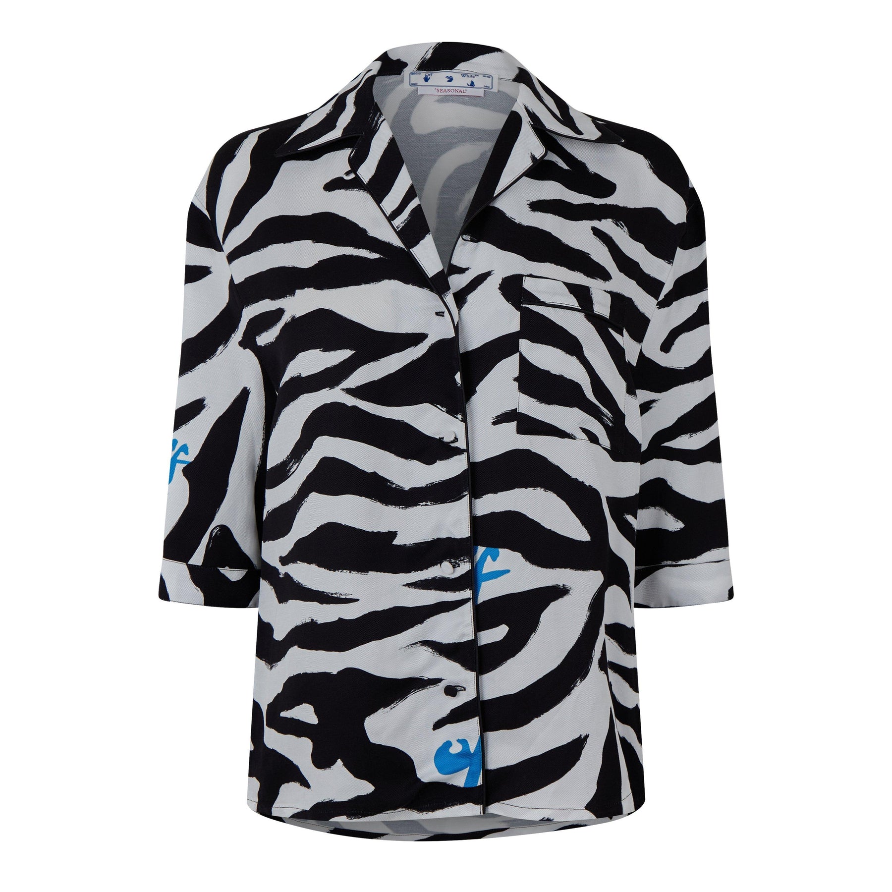 Women's Zebra Pyjama Shirt