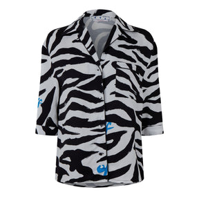 Women's Zebra Pyjama Shirt