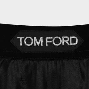 Men's Logo Silk Boxers