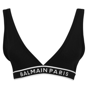 Paris Logo Triangle Bralette
