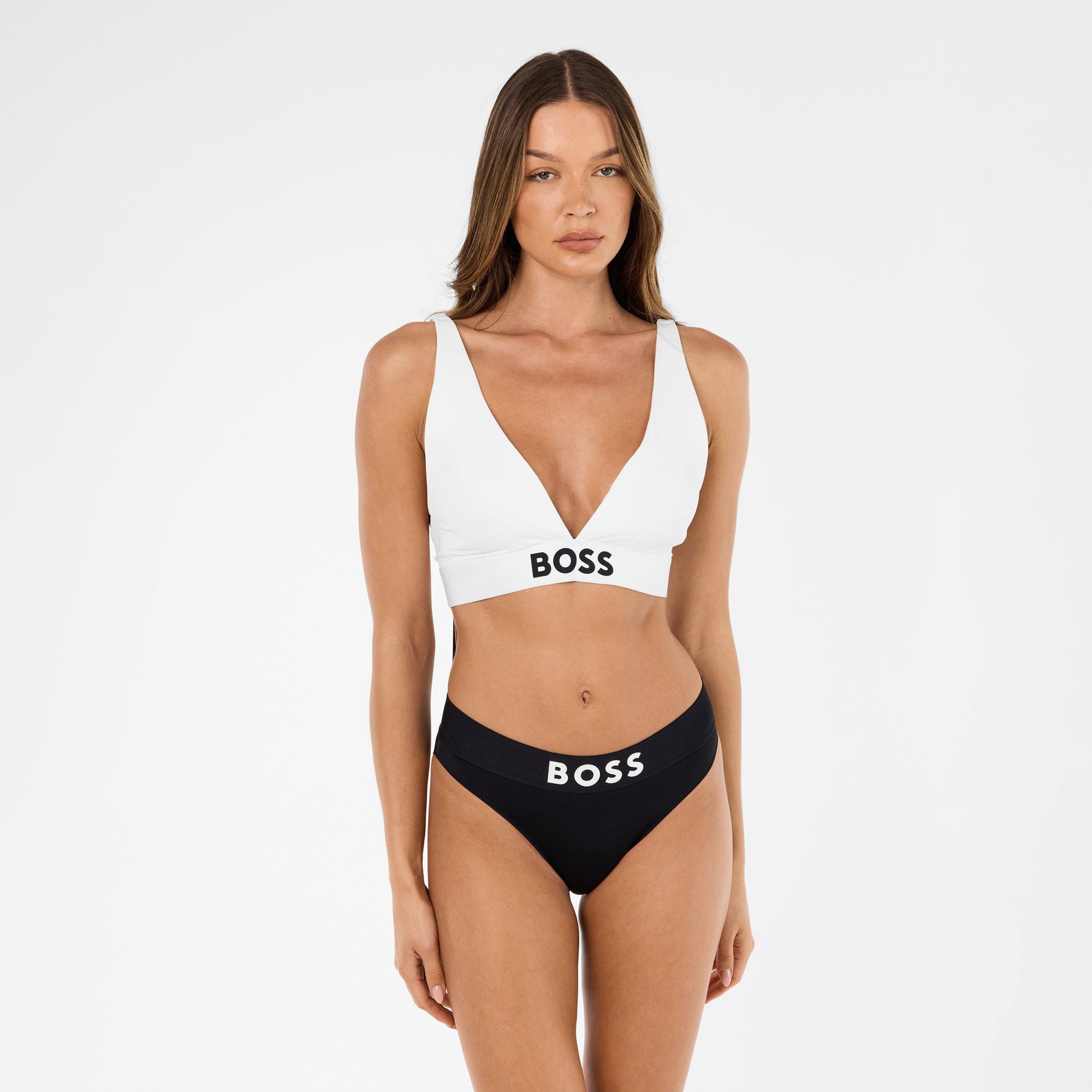 Women's  Bodywear Logo Padded Triangle Bra