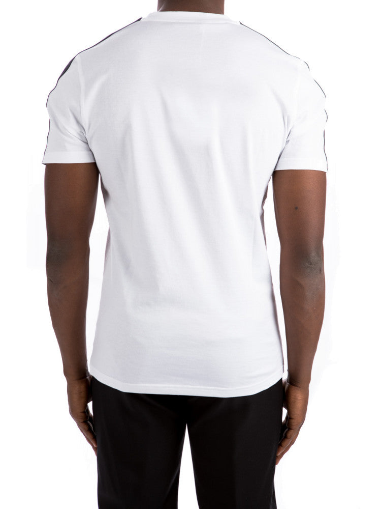 Givenchy Slim Fit Refracted Sleeve Logo T-Shirt in White