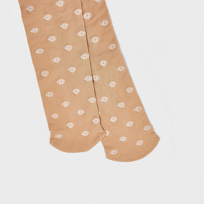 Monogram Pattern Tights