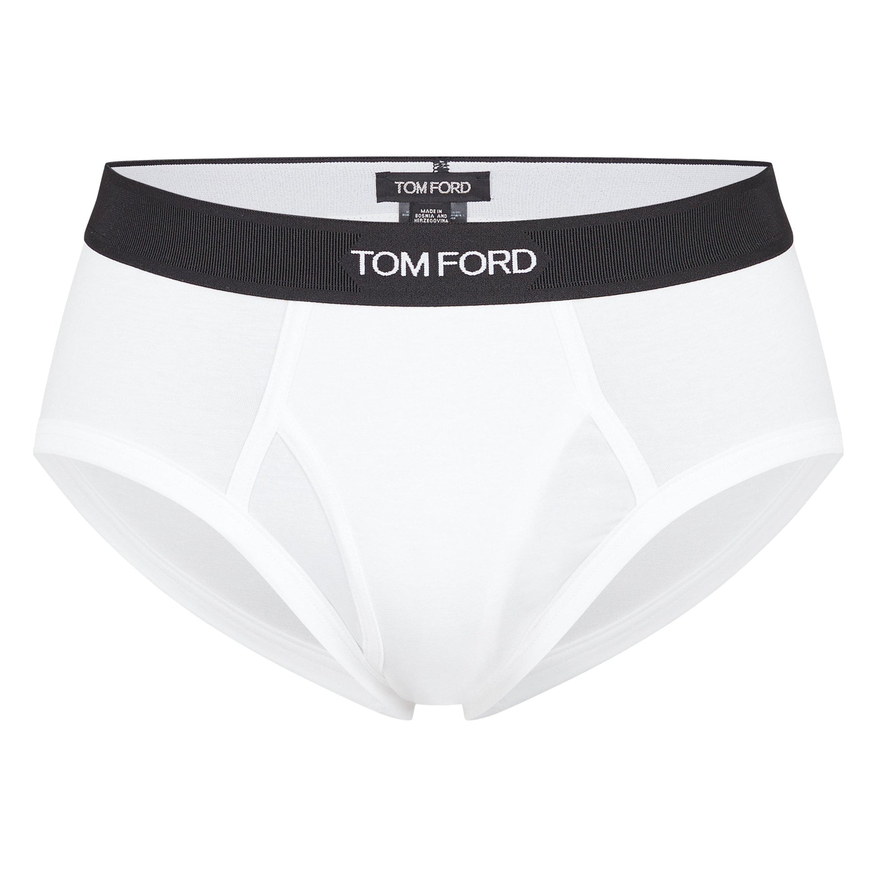 Men's Plain Cotton Briefs, 2-Pack