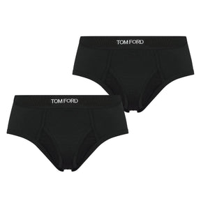 Men's Plain Cotton Briefs, 2-Pack