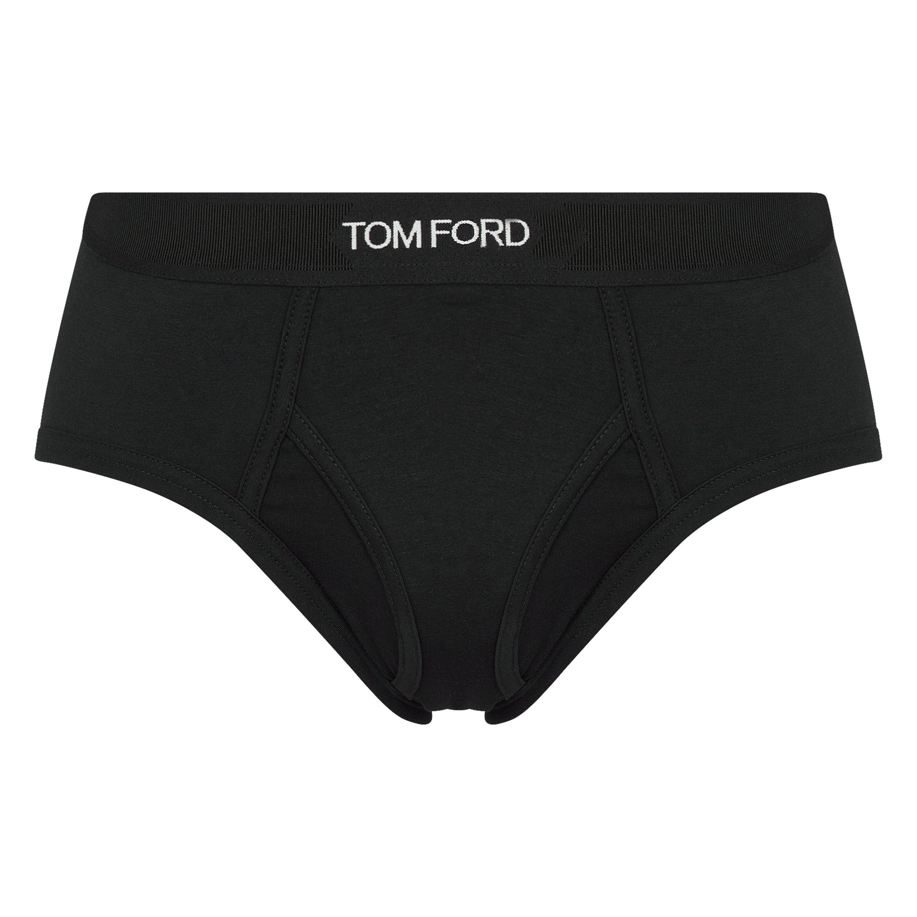Men's Plain Cotton Briefs, 2-Pack