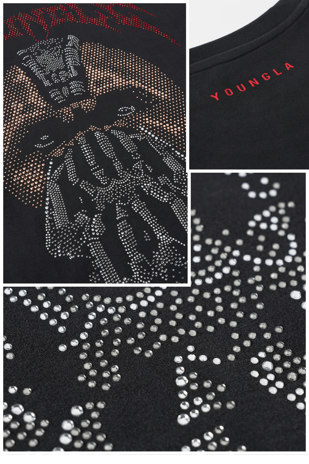 4257 - Batman Rhinestone Tees