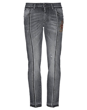 DOLCE&GABBANA DENIM TROUSERS