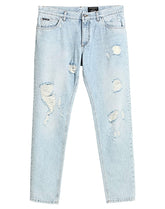 DOLCE&GABBANA DENIM TROUSERS