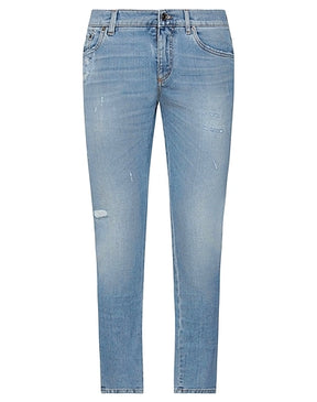 DOLCE&GABBANA DENIM TROUSERS