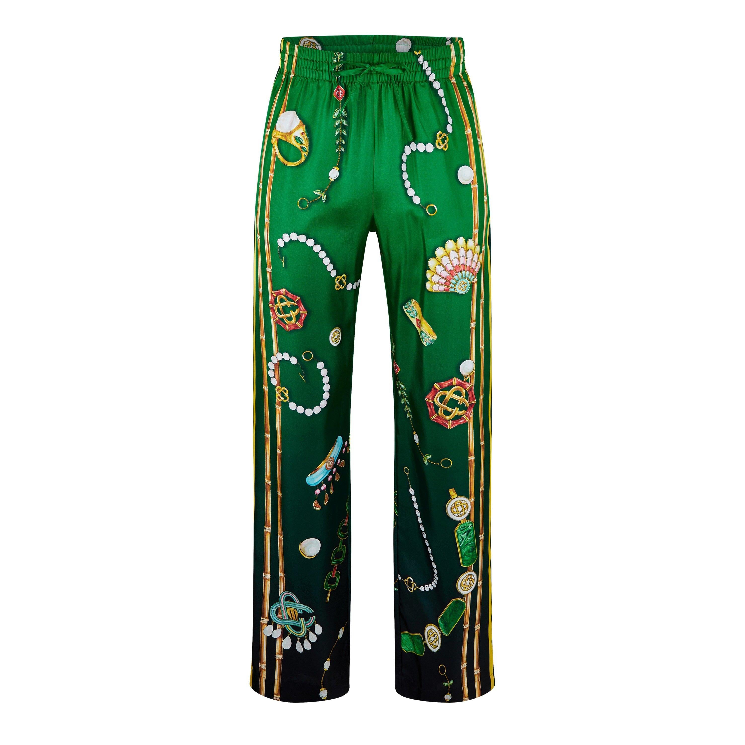 Men's La Boite A Bijoux Silk Pyjama Trousers