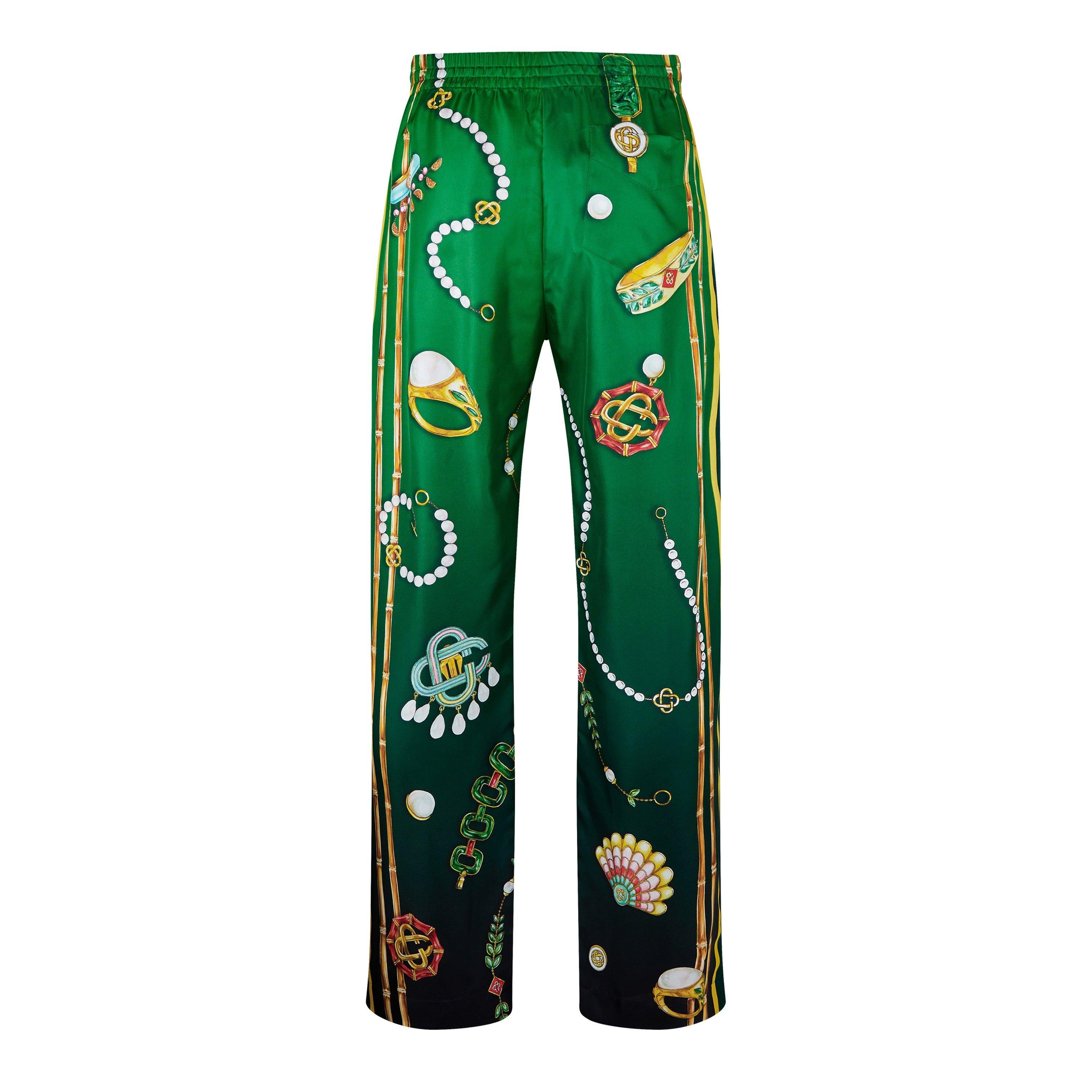 Men's La Boite A Bijoux Silk Pyjama Trousers