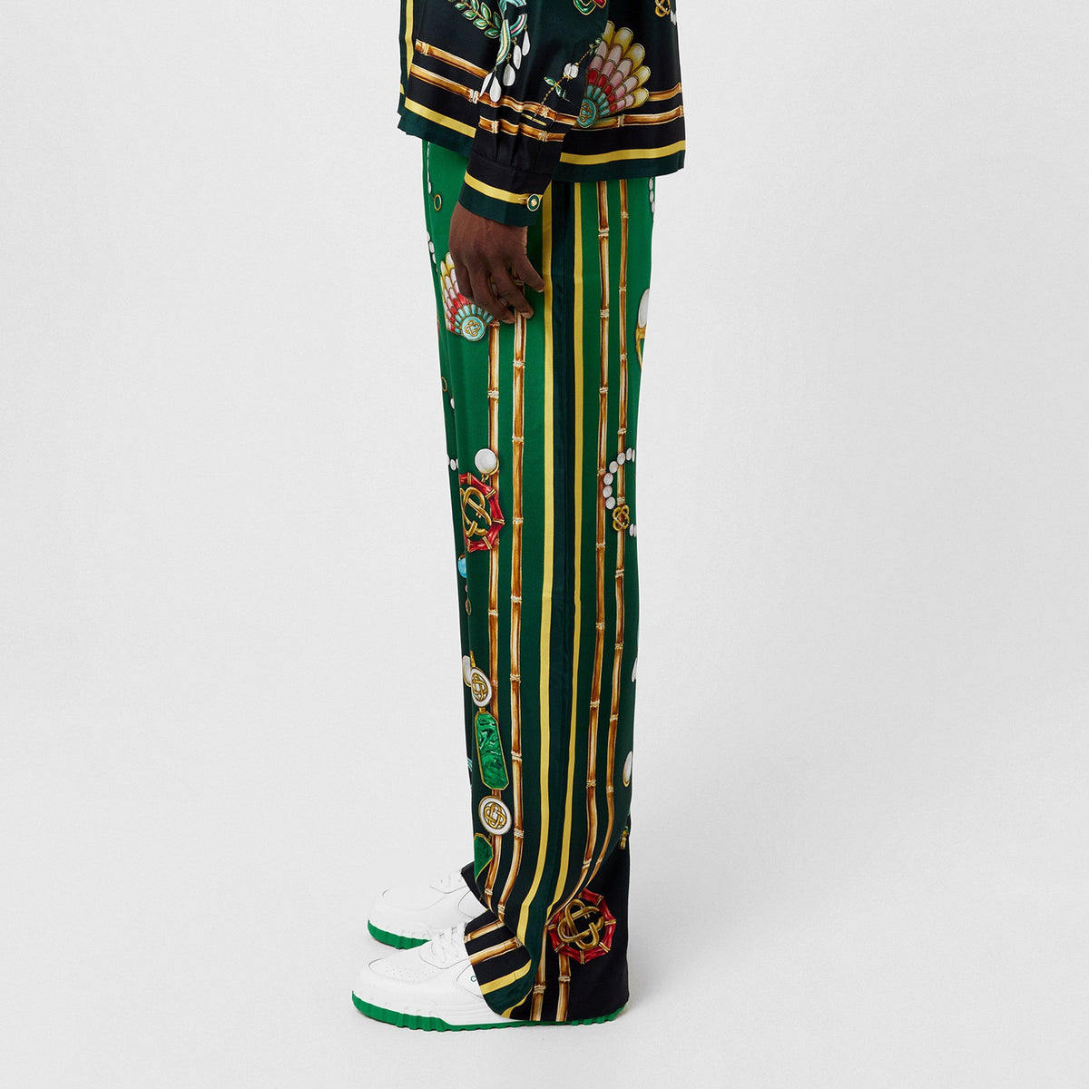 La Boite A Bijoux Silk Trousers