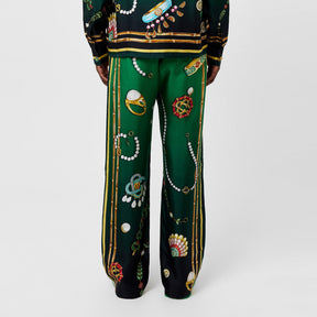La Boite A Bijoux Silk Trousers