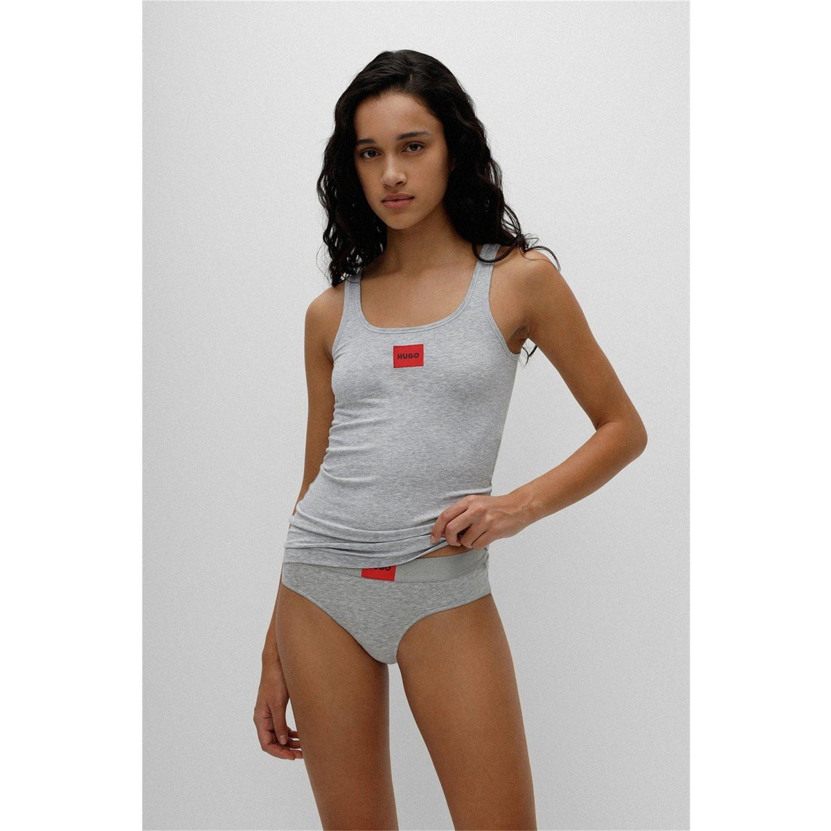 Red Logo Label Vest