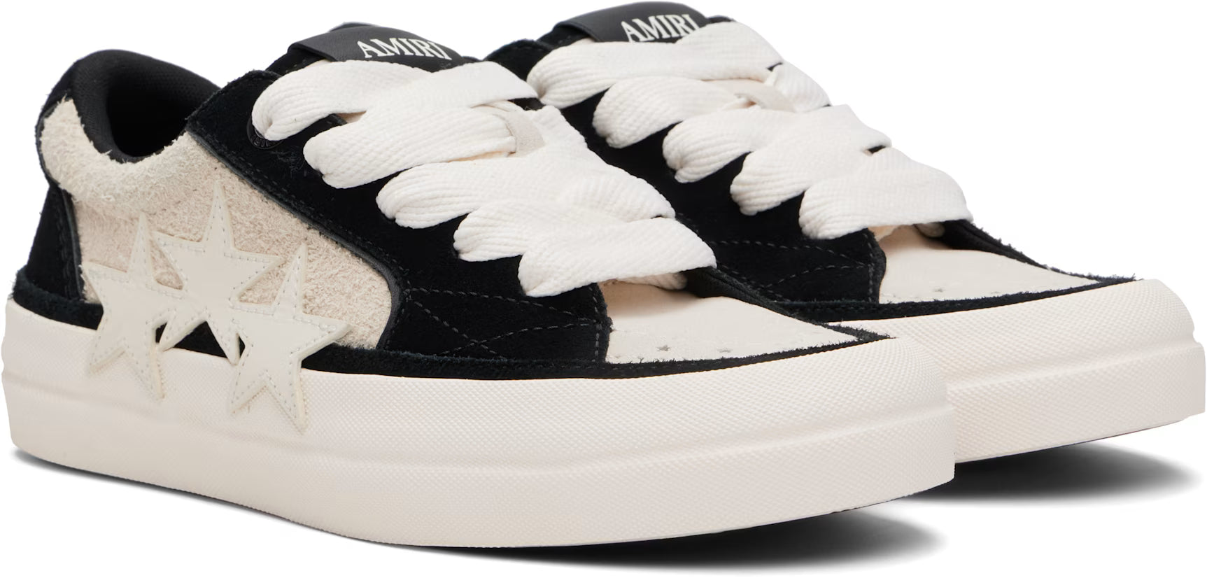 Black & Off-White Sunset Skate Low Sneakers