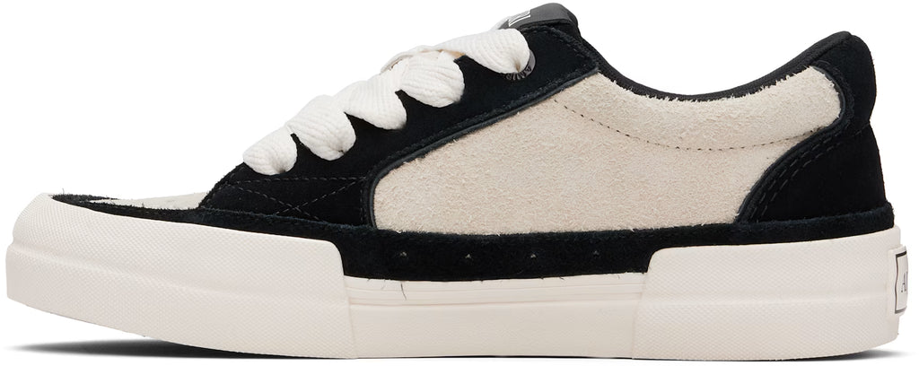 Black & Off-White Sunset Skate Low Sneakers
