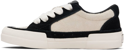 Black & Off-White Sunset Skate Low Sneakers