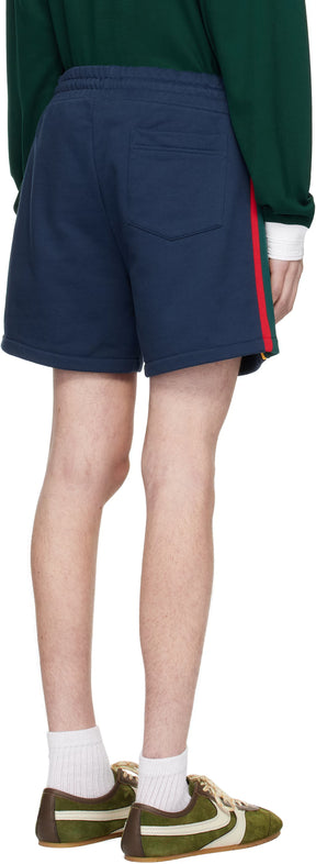 Navy Colourblock Shorts