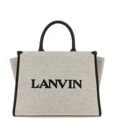 Two-tone Canvas Small In &amp; Out Shopping Bag