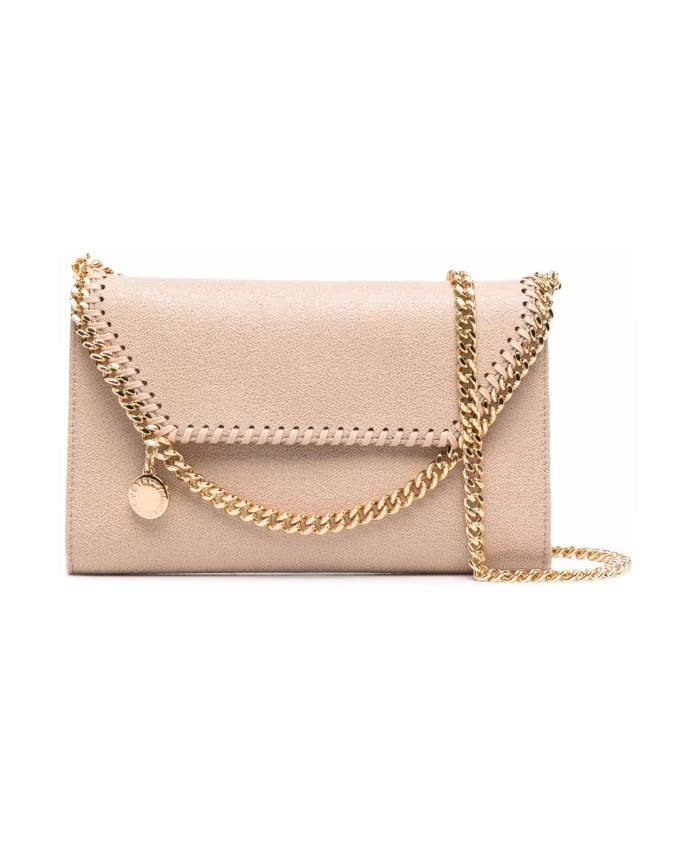 Vegan Leather Chain-link Trim Bag