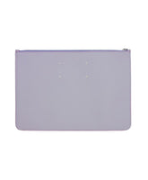 Purple Calfskin Clutch Bag