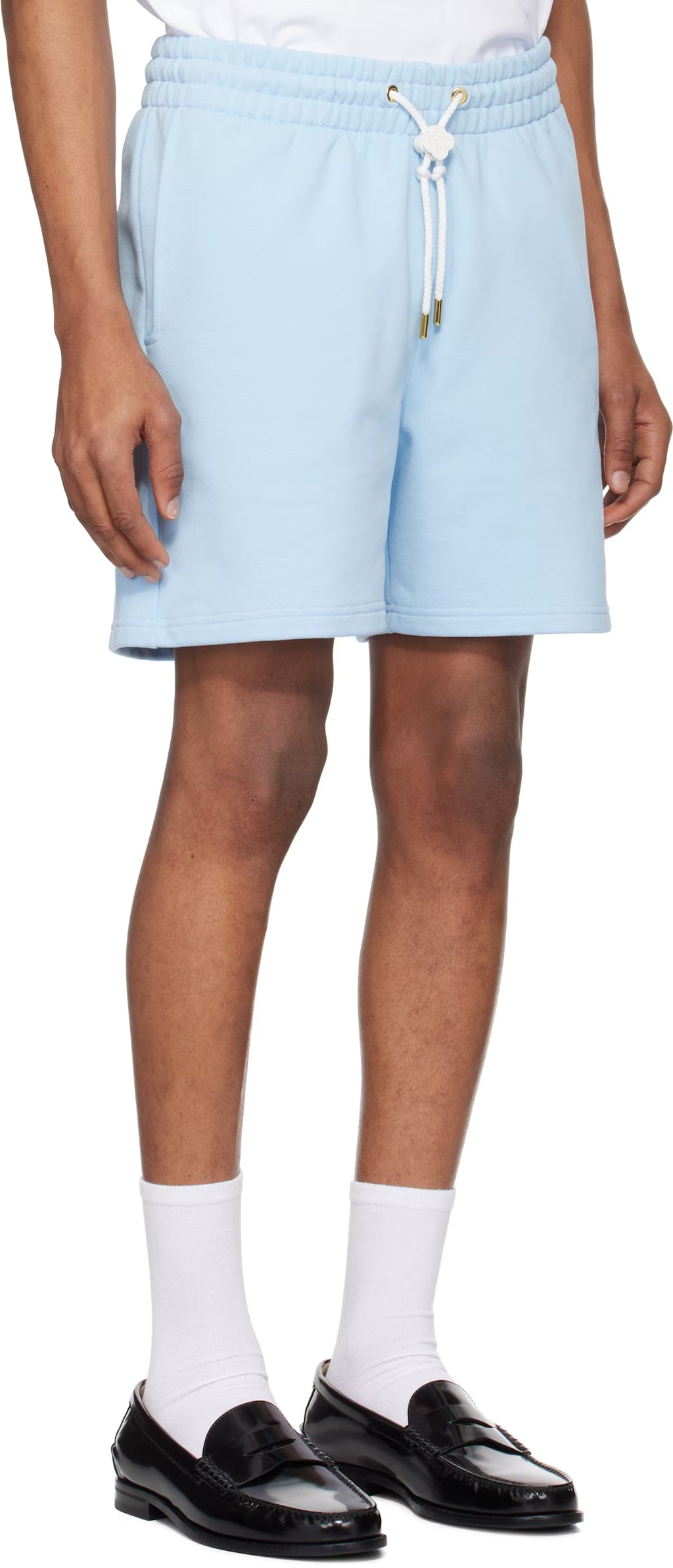 Blue 'Beauty Of The World' Sweat Shorts