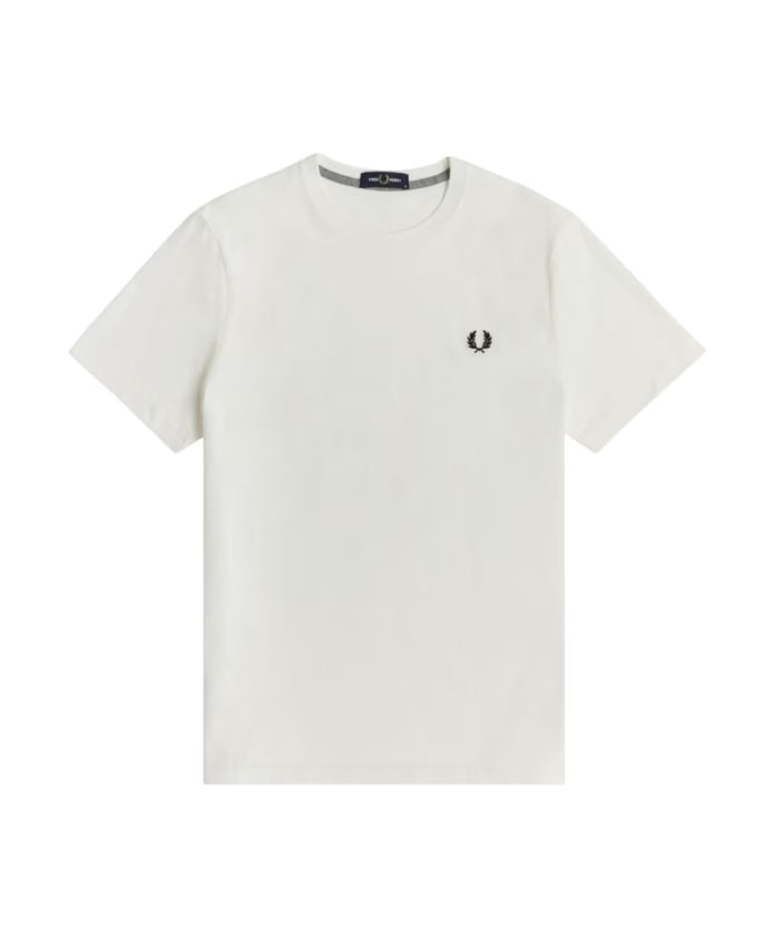 Fred Perry Elegant Cotton T-shirt with Laurel Logo