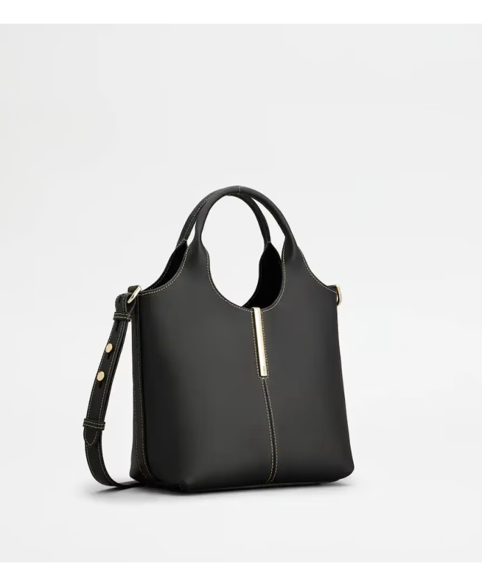 Mini Leather Shopping Tote