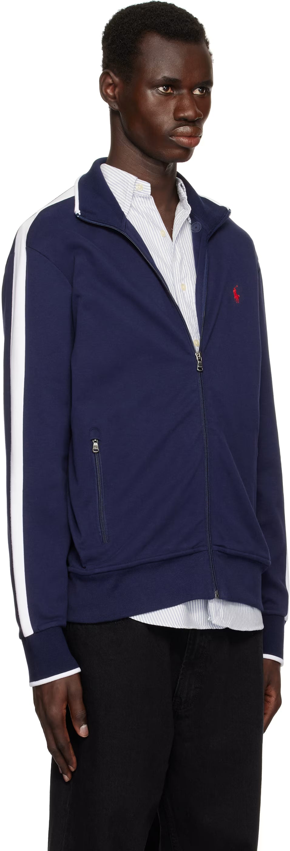 Polo Ralph Lauren Navy Interlock Track Jacket