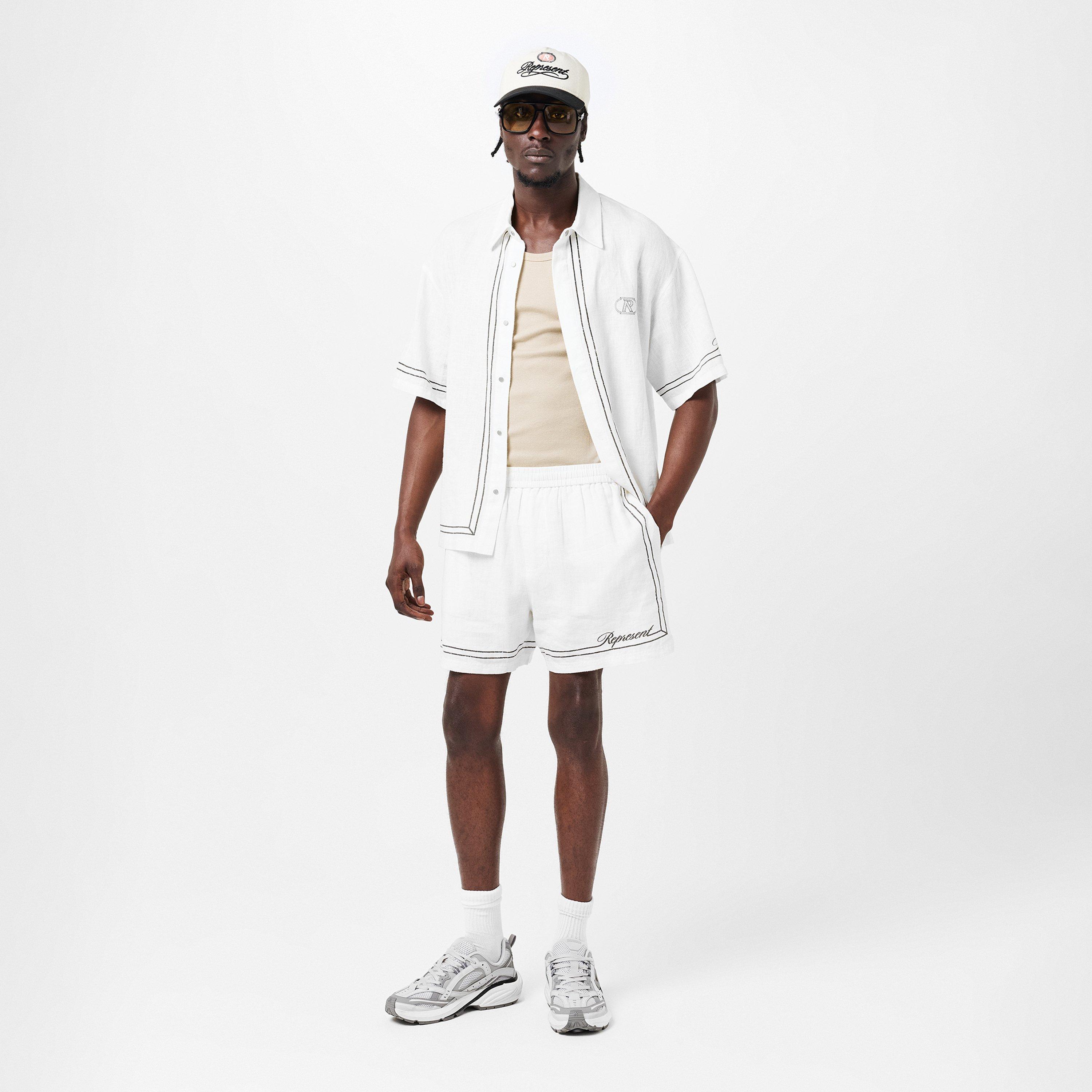 Men's Rep Border Woven Shorts