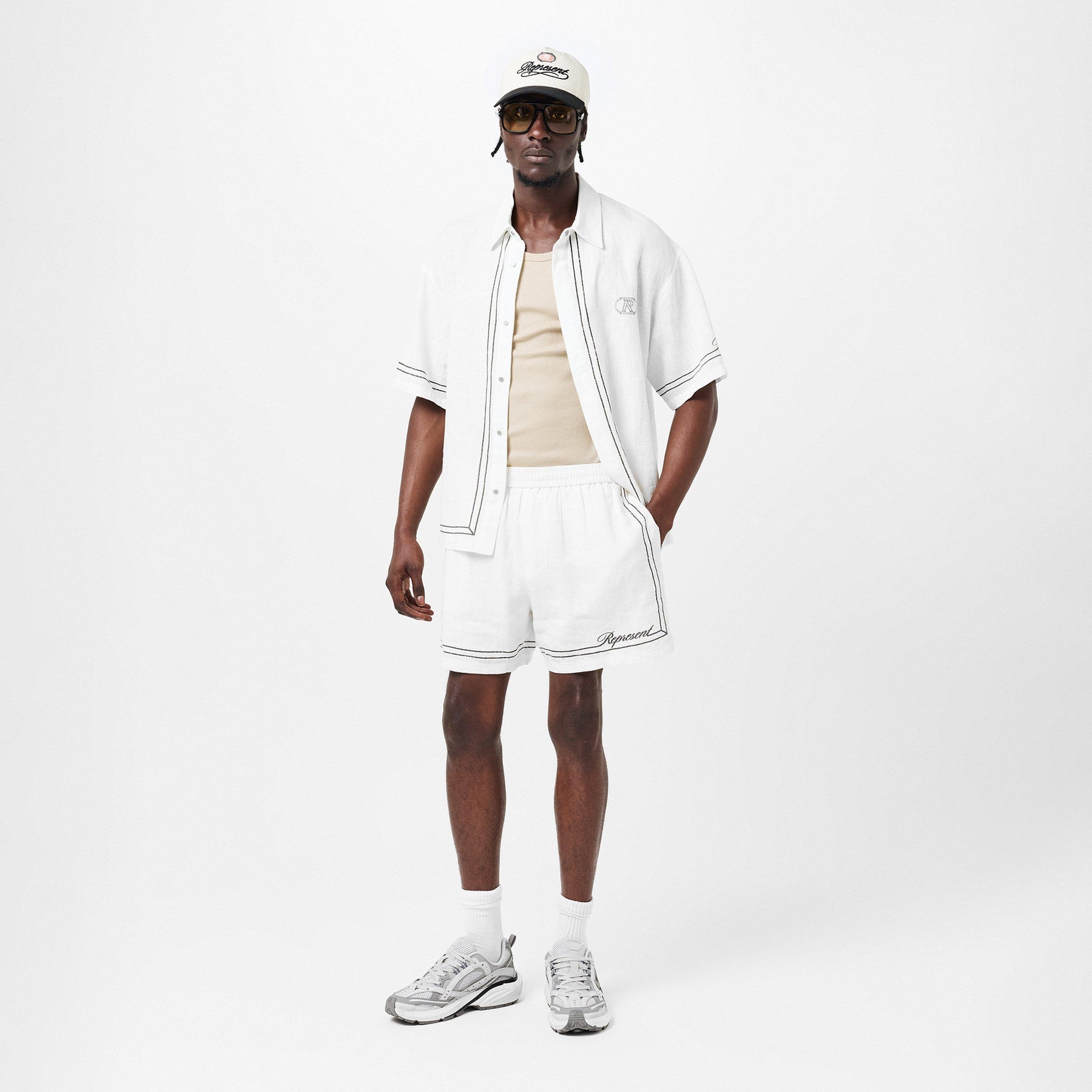 Men's Rep Border Woven Shorts