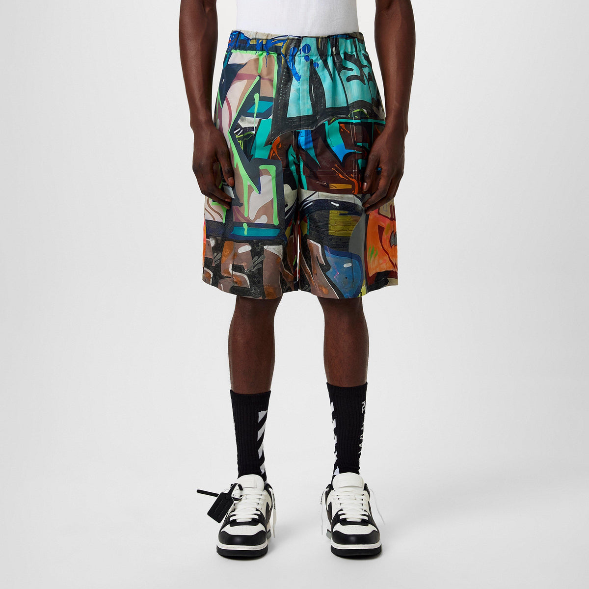 Graffiti Bermuda Shorts
